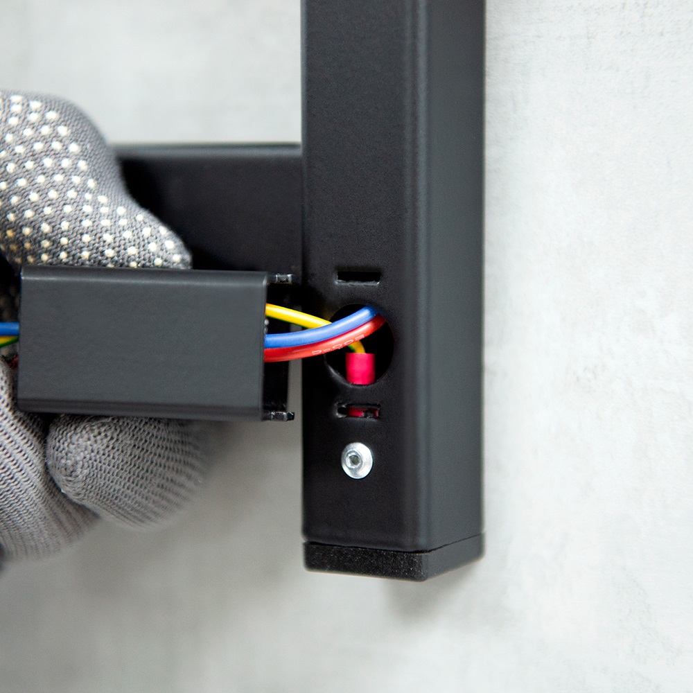 Полотенцесушитель Пэк сп 21 кв П 80х50 белый ВГП